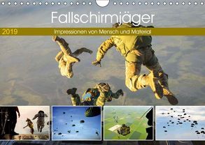 Fallschirmjäger 2019. Impressionen von Mensch und Material (Wandkalender 2019 DIN A4 quer) von Lehmann (Hrsg.),  Steffani