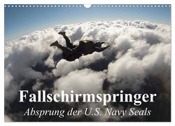 Fallschirmspringer. Absprung der U.S. Navy Seals (Wandkalender 2024 DIN A3 quer), CALVENDO Monatskalender von Stanzer,  Elisabeth