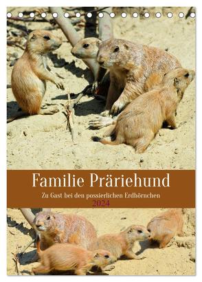 Familie Präriehund (Tischkalender 2024 DIN A5 hoch), CALVENDO Monatskalender von Kleemann,  Claudia