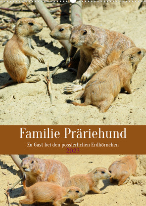 Familie Präriehund (Wandkalender 2023 DIN A2 hoch) von Kleemann,  Claudia