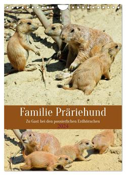 Familie Präriehund (Wandkalender 2024 DIN A4 hoch), CALVENDO Monatskalender von Kleemann,  Claudia