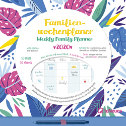 Familien Wochenkalender Flowers 2020