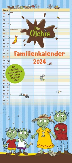 Familienkal. 2024 Die Olchis von Dietl,  Erhard