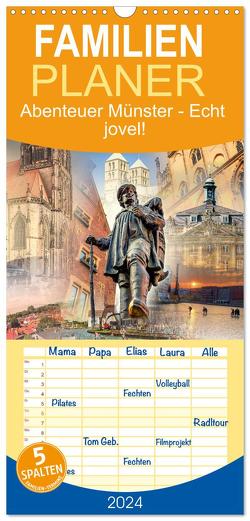 Familienplaner 2024 – Abenteuer Münster – Echt jovel! mit 5 Spalten (Wandkalender, 21 x 45 cm) CALVENDO von Gross,  Viktor