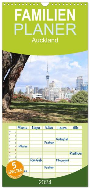 Familienplaner 2024 – Auckland mit 5 Spalten (Wandkalender, 21 x 45 cm) CALVENDO von NZ.Photos,  NZ.Photos