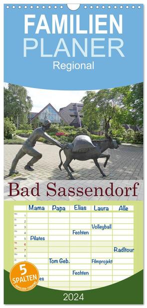 Familienplaner 2024 – Bad Sassendorf mit 5 Spalten (Wandkalender, 21 x 45 cm) CALVENDO von janne,  janne