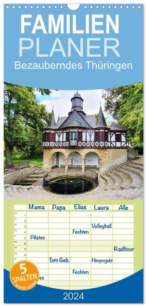 Familienplaner 2024 – Bezauberndes Thüringen mit 5 Spalten (Wandkalender, 21 x 45 cm) CALVENDO von Kruse,  Gisela