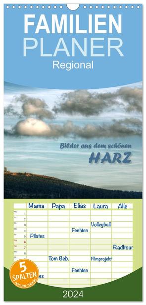 Familienplaner 2024 – Bilder aus dem schönen Harz mit 5 Spalten (Wandkalender, 21 x 45 cm) CALVENDO von Weiss,  Michael