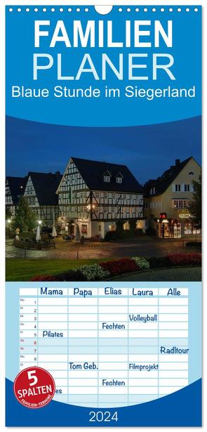 Familienplaner 2024 – Blaue Stunde im Siegerland mit 5 Spalten (Wandkalender, 21 x 45 cm) CALVENDO von Foto / Alexander Schneider,  Schneider
