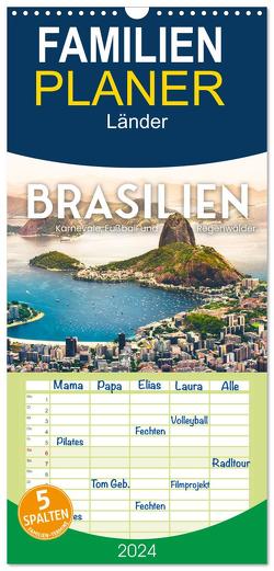 Familienplaner 2024 – Brasilien – Karnevale, Fußball und Regenwälder. mit 5 Spalten (Wandkalender, 21 x 45 cm) CALVENDO von SF,  SF