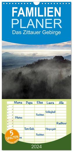Familienplaner 2024 – Das Zittauer Gebirge – mit 5 Spalten (Wandkalender, 21 x 45 cm) CALVENDO