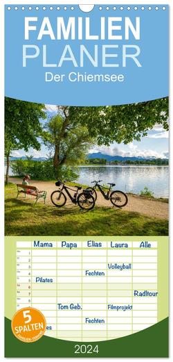 Familienplaner 2024 – Der Chiemsee – Mit dem Rad im Bayerischen Alpenvorland mit 5 Spalten (Wandkalender, 21 x 45 cm) CALVENDO von Meutzner,  Dirk