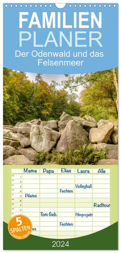 Familienplaner 2024 – Der Odenwald und das Felsenmeer mit 5 Spalten (Wandkalender, 21 x 45 cm) CALVENDO von photography,  saschahaas