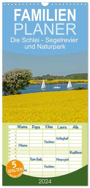 Familienplaner 2024 – Die Schlei – Segelrevier und Naturpark mit 5 Spalten (Wandkalender, 21 x 45 cm) CALVENDO von Kuttig,  Siegfried