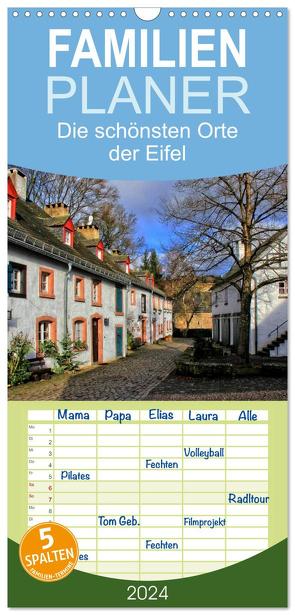 Familienplaner 2024 – Die schönsten Orte der Eifel mit 5 Spalten (Wandkalender, 21 x 45 cm) CALVENDO von Klatt,  Arno
