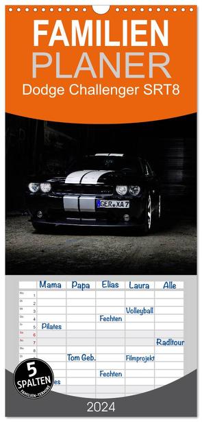 Familienplaner 2024 – Dodge Challenger SRT8 mit 5 Spalten (Wandkalender, 21 x 45 cm) CALVENDO von Xander,  Andre