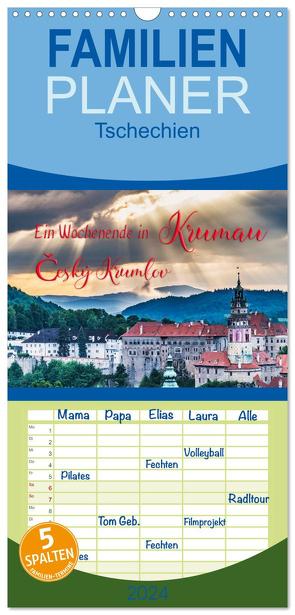 Familienplaner 2024 – Ein Wochenende in Krumau mit 5 Spalten (Wandkalender, 21 x 45 cm) CALVENDO von Kirsch,  Gunter