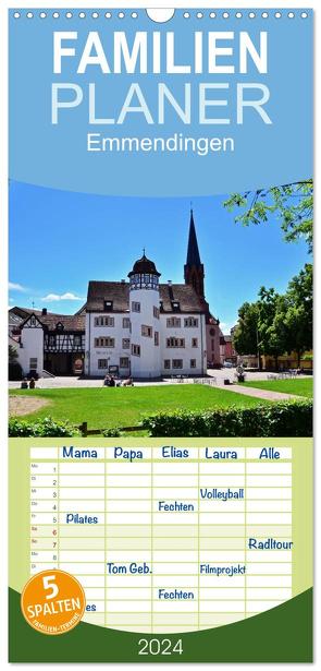 Familienplaner 2024 – Emmendingen mit 5 Spalten (Wandkalender, 21 x 45 cm) CALVENDO von Laue,  Ingo