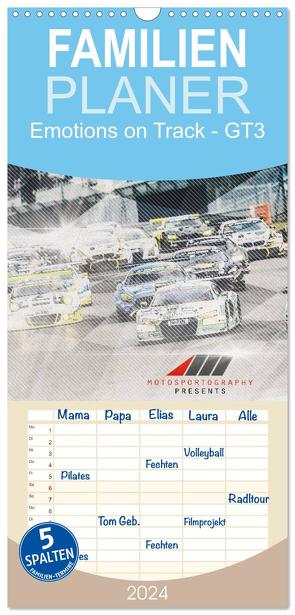 Familienplaner 2024 – Emotions on Track – Langstreckenmeisterschaft am Nürburgring – GT3 mit 5 Spalten (Wandkalender, 21 x 45 cm) CALVENDO von Schick,  Christian
