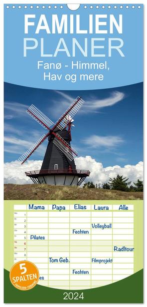 Familienplaner 2024 – Fanø – Himmel, Hav og mere mit 5 Spalten (Wandkalender, 21 x 45 cm) CALVENDO von Peußner,  Marion