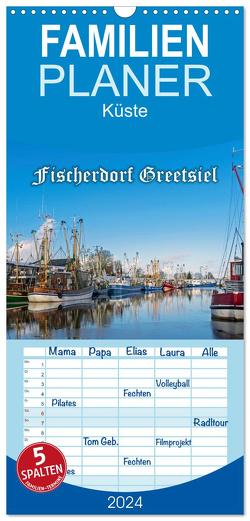 Familienplaner 2024 – Fischerdorf Greetsiel. Bezauberndes Warfendorf der Krummhörn mit 5 Spalten (Wandkalender, 21 x 45 cm) CALVENDO von Dreegmeyer,  Andrea