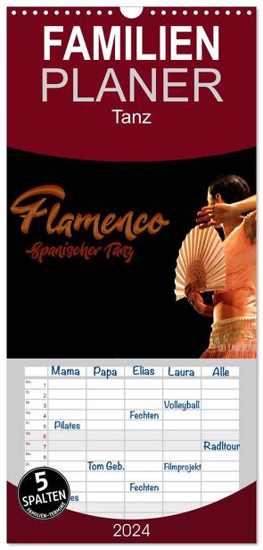 Familienplaner 2024 – Flamenco. Spanischer Tanz mit 5 Spalten (Wandkalender, 21 x 45 cm) CALVENDO von Landsherr,  Uli