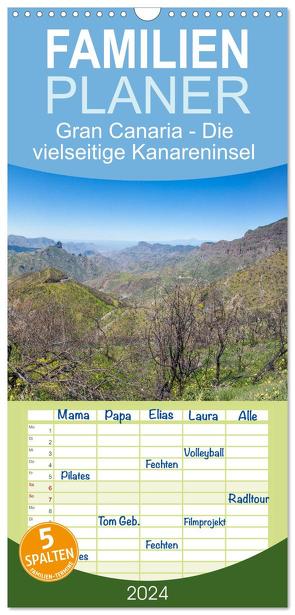 Familienplaner 2024 – Gran Canaria – Die vielseitige Kanareninsel mit 5 Spalten (Wandkalender, 21 x 45 cm) CALVENDO von pixs:sell,  pixs:sell