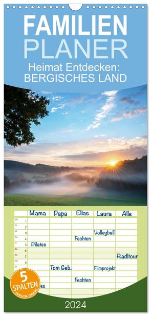 Familienplaner 2024 – Heimat Entdecken: Bergisches Land mit 5 Spalten (Wandkalender, 21 x 45 cm) CALVENDO von Ludwig,  Alexander