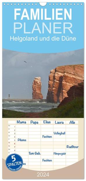 Familienplaner 2024 – Helgoland und die Düne mit 5 Spalten (Wandkalender, 21 x 45 cm) CALVENDO von el.kra-photographie,  el.kra-photographie