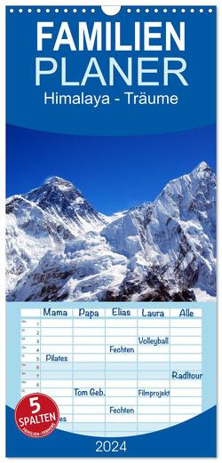 Familienplaner 2024 – Himalaya – Träume mit 5 Spalten (Wandkalender, 21 x 45 cm) CALVENDO von Prammer,  Andreas