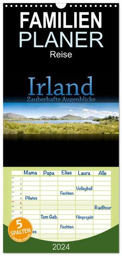 Familienplaner 2024 – Irland – Zauberhafte Augenblicke mit 5 Spalten (Wandkalender, 21 x 45 cm) CALVENDO von Gann (magann),  Markus
