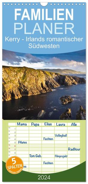 Familienplaner 2024 – Kerry – Irlands romantischer Südwesten mit 5 Spalten (Wandkalender, 21 x 45 cm) CALVENDO von Hess,  Holger
