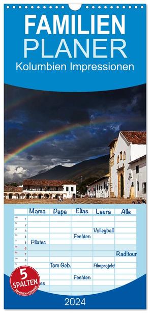 Familienplaner 2024 – Kolumbien Impressionen mit 5 Spalten (Wandkalender, 21 x 45 cm) CALVENDO von Böttcher,  Jeannette Piegeler,  www.kolumbien-impressionen.de,  Ute