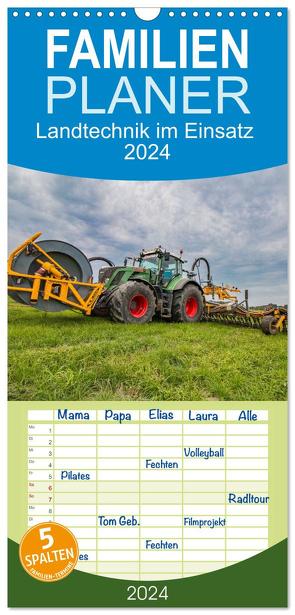 Familienplaner 2024 – Landtechnik im Einsatz mit 5 Spalten (Wandkalender, 21 x 45 cm) CALVENDO von Mark S.,  Fotografie