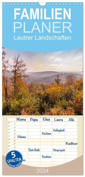 Familienplaner 2024 – Lautrer Landschaften mit 5 Spalten (Wandkalender, 21 x 45 cm) CALVENDO von Flatow,  Patricia