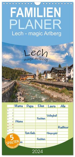 Familienplaner 2024 – Lech – magic Arlberg mit 5 Spalten (Wandkalender, 21 x 45 cm) CALVENDO von Männel,  Ulrich