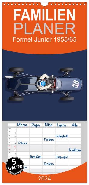 Familienplaner 2024 – Legenden des Rennsports – Formel Junior 1955-1965 mit 5 Spalten (Wandkalender, 21 x 45 cm) CALVENDO von Schmerl,  Bernhard