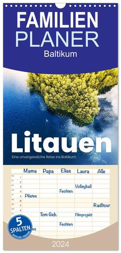 Familienplaner 2024 – Litauen – Eine unvergessliche Reise ins Baltikum. mit 5 Spalten (Wandkalender, 21 x 45 cm) CALVENDO von SF,  SF