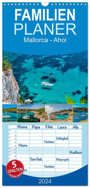 Familienplaner 2024 – Mallorca – Ahoi mit 5 Spalten (Wandkalender, 21 x 45 cm) CALVENDO von Seibertz - mallorca-zuhause.com,  Jürgen