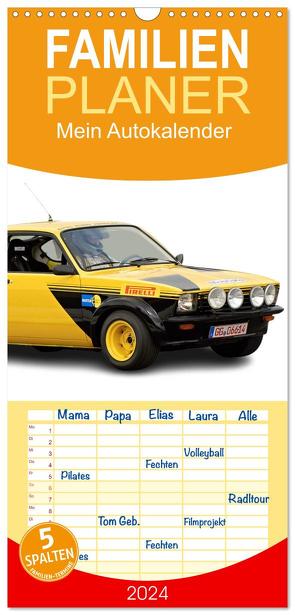 Familienplaner 2024 – Mein Autokalender mit 5 Spalten (Wandkalender, 21 x 45 cm) CALVENDO von insideportugal,  insideportugal