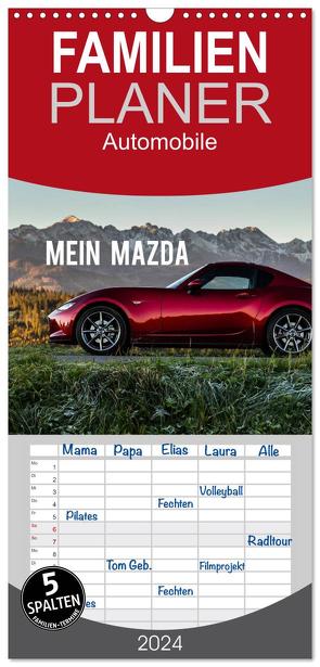 Familienplaner 2024 – Mein Mazda mit 5 Spalten (Wandkalender, 21 x 45 cm) CALVENDO von Gospodarek,  Mikolaj