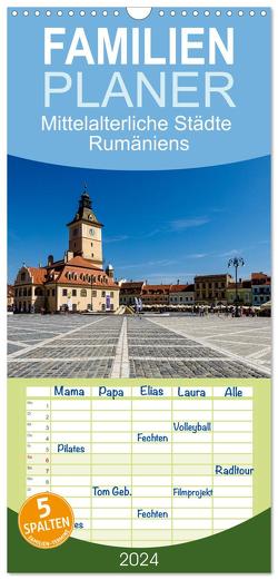 Familienplaner 2024 – Mittelalterliche Städte Rumäniens mit 5 Spalten (Wandkalender, 21 x 45 cm) CALVENDO von Brack,  Roland