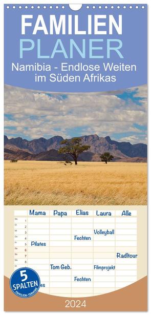 Familienplaner 2024 – Namibia – Endlose Weiten im Süden Afrikas mit 5 Spalten (Wandkalender, 21 x 45 cm) CALVENDO von been.there.recently,  been.there.recently