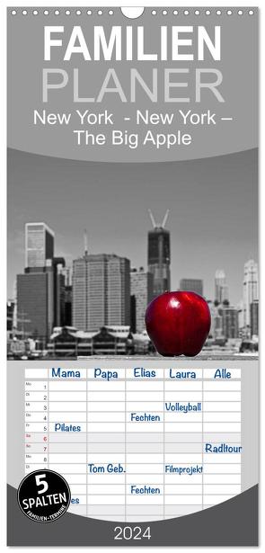Familienplaner 2024 – New York – The Big Apple mit 5 Spalten (Wandkalender, 21 x 45 cm) CALVENDO von Härlein,  Peter