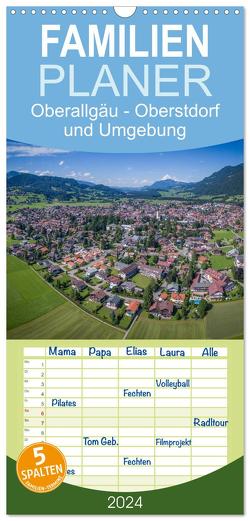 Familienplaner 2024 – Oberallgäu – Oberstdorf und Umgebung mit 5 Spalten (Wandkalender, 21 x 45 cm) CALVENDO von Mosert,  Stefan