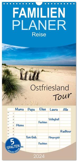 Familienplaner 2024 – Ostfriesland – Tour mit 5 Spalten (Wandkalender, 21 x 45 cm) CALVENDO von Dreegmeyer,  H.