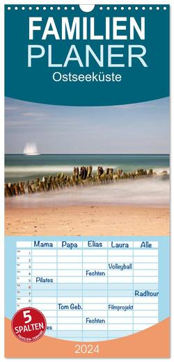 Familienplaner 2024 – Ostseeküste mit 5 Spalten (Wandkalender, 21 x 45 cm) CALVENDO