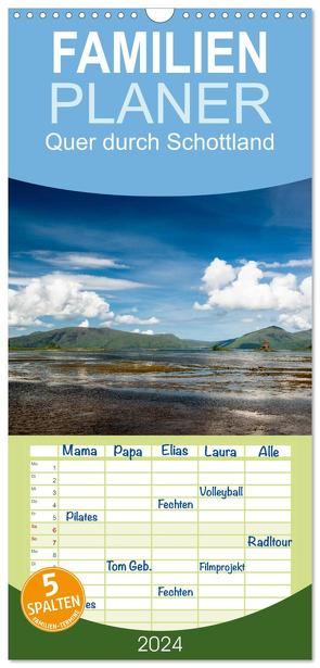 Familienplaner 2024 – Quer durch Schottland mit 5 Spalten (Wandkalender, 21 x 45 cm) CALVENDO von Gärtner- franky242 photography,  Frank