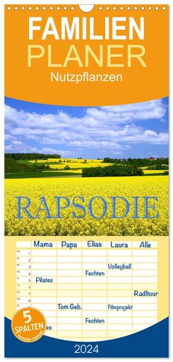 Familienplaner 2024 – Rapsodie mit 5 Spalten (Wandkalender, 21 x 45 cm) CALVENDO von Pfleger,  Hans
