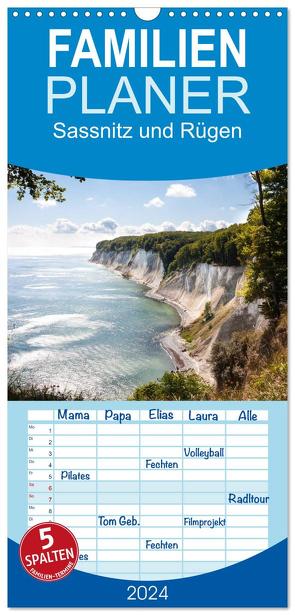 Familienplaner 2024 – Sassnitz und Rügen mit 5 Spalten (Wandkalender, 21 x 45 cm) CALVENDO von Leienbach Photographie,  Frank